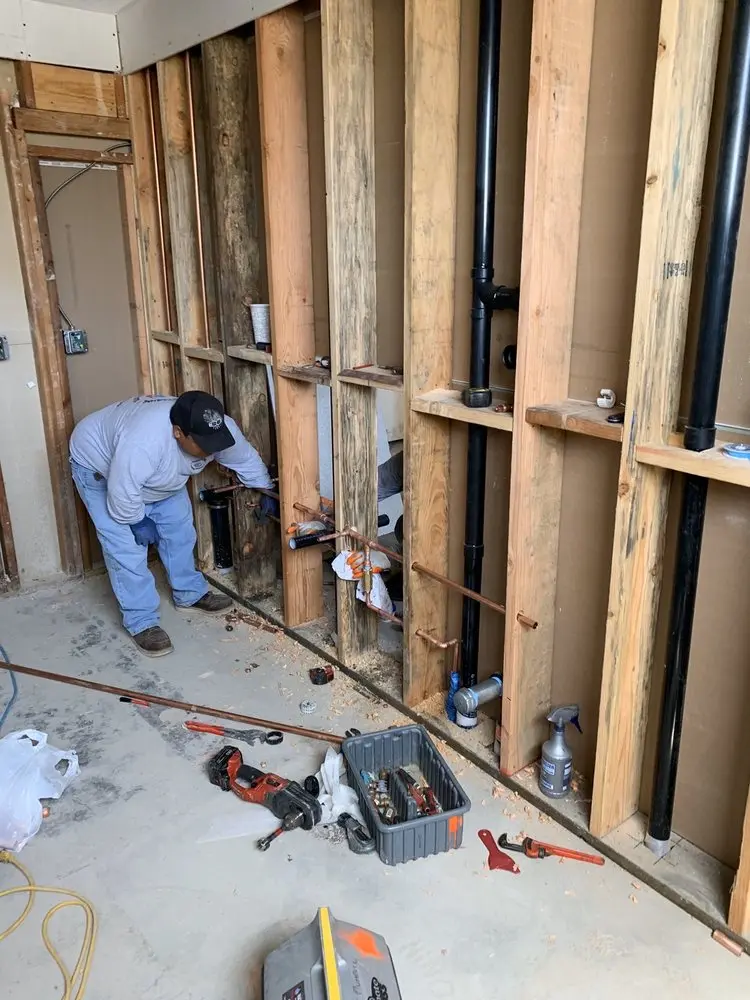 Commercial rough-in plumbing for Commercial Plumbing in Ponce De Leon